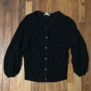 Sezane Gilet crochet cardigan, S